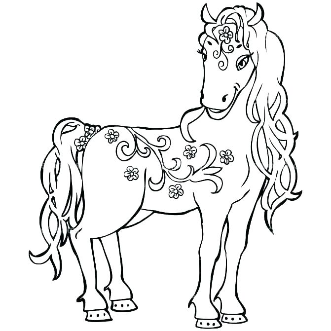 671x671 Jumping Horse Coloring Pages Free Horse Jumping Coloring Pages