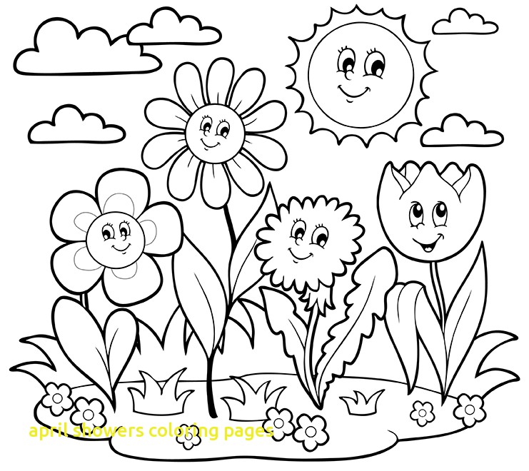 April Showers Coloring Pages April Coloring Pages Printable 741x660 April Showers Coloring Pages April Coloring Pages Printable