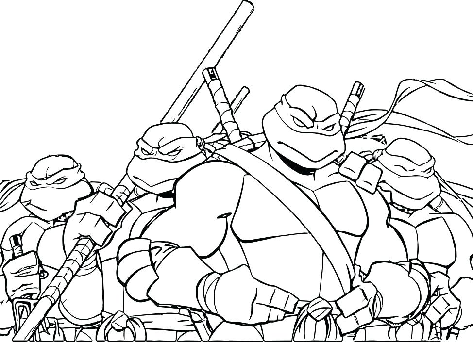 974x705 Shredder Coloring Pages Shredder Coloring Pages Large Size