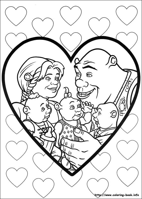 Shrek Forever After Coloring Picture !my Coloring Pages 567x794 Shrek Forever After Coloring Picture !my Coloring Pages