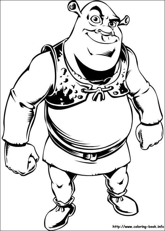 Shrek Coloring Pages On Coloring 567x794 Shrek Coloring Pages On Coloring