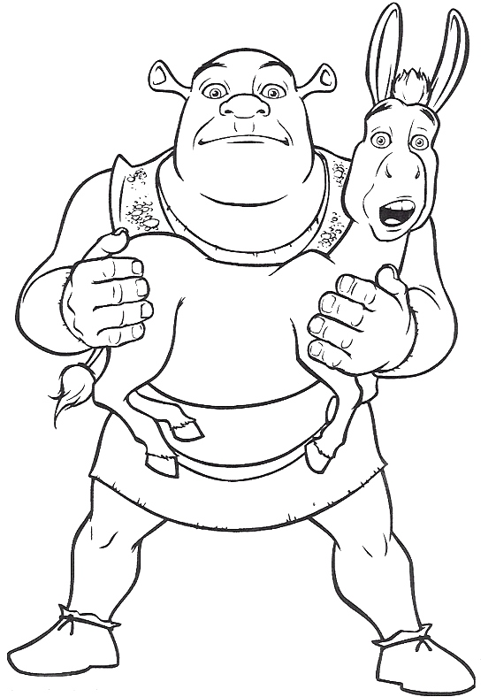 561x788 23 New Shrek Coloring Pages Logo And Design Ideas