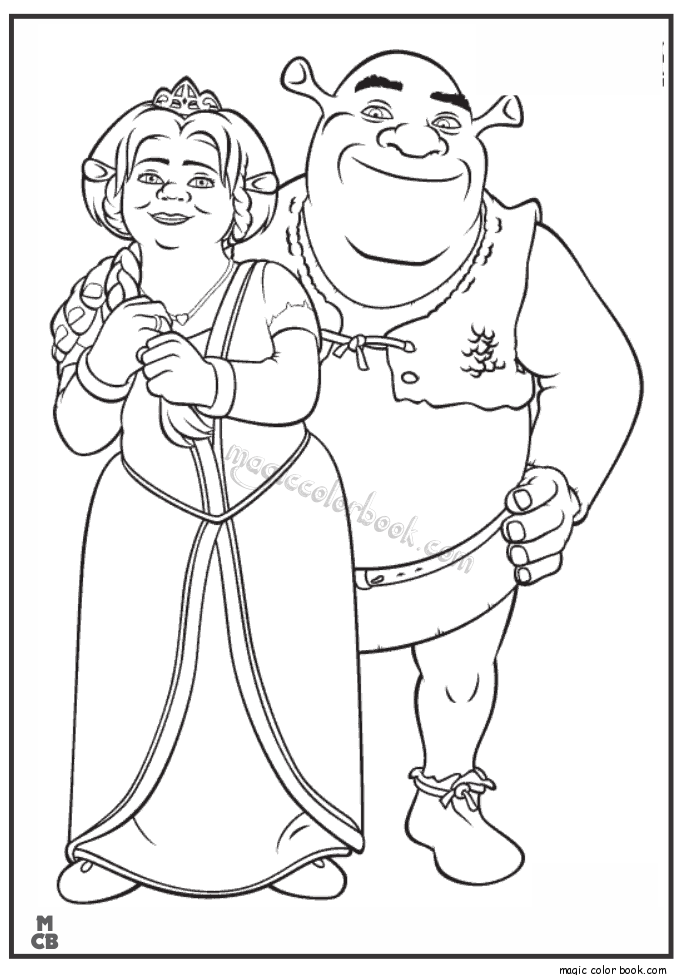 Shrek Coloring Pages 34 685x975 Shrek Coloring Pages 34