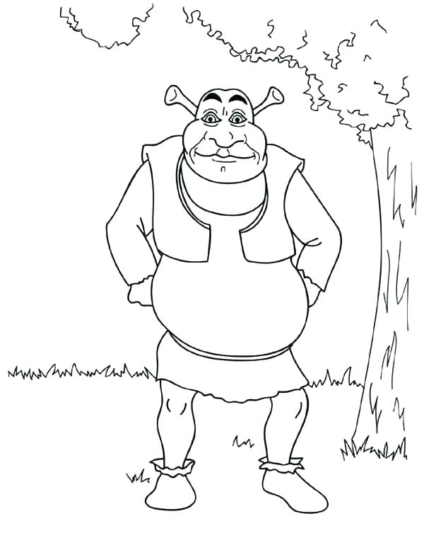 Shrek Christmas Coloring Pages at GetColorings.com | Free printable ...