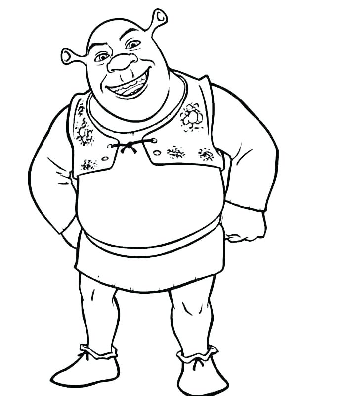 Shrek Christmas Coloring Pages at GetColorings.com | Free printable ...