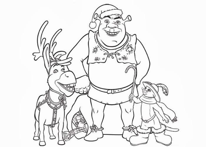 700x500 Christmas Shrek Coloring Pages Free Coloring Pages And Coloring