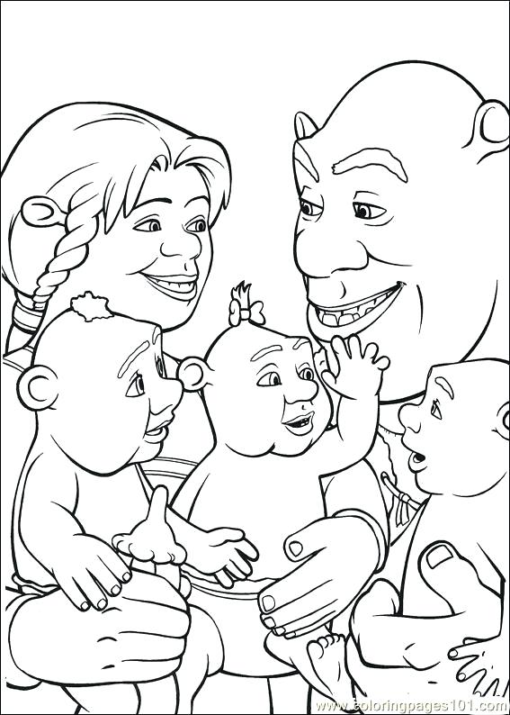 567x794 Shrek Coloring Page Coloring Pages Free Printable Coloring Page 3