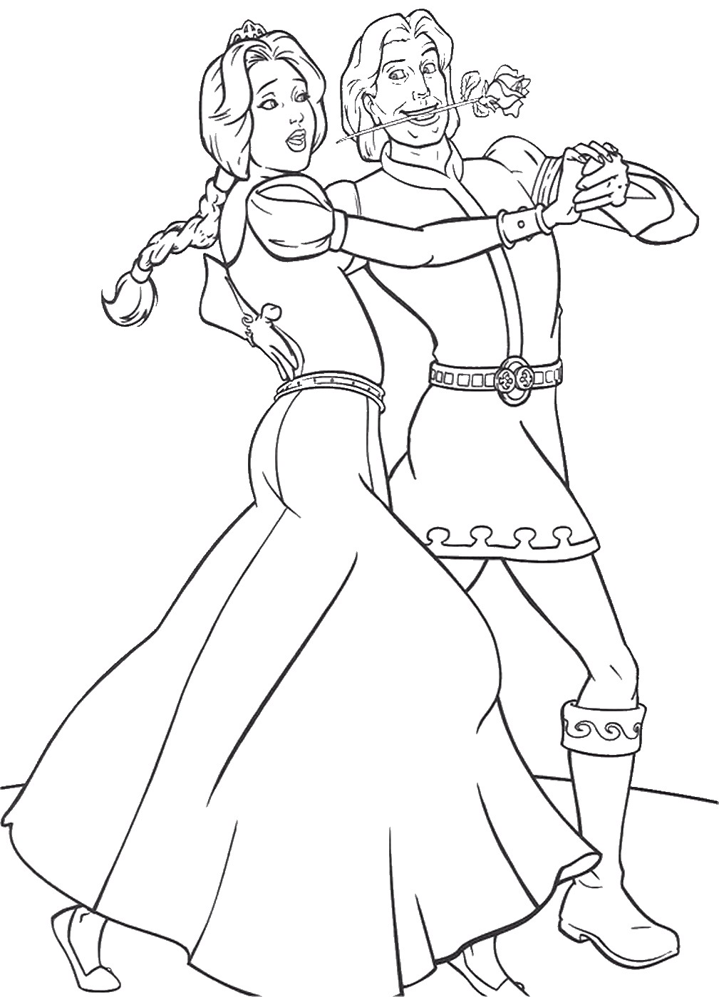 1009x1400 Shrek Coloring Pages