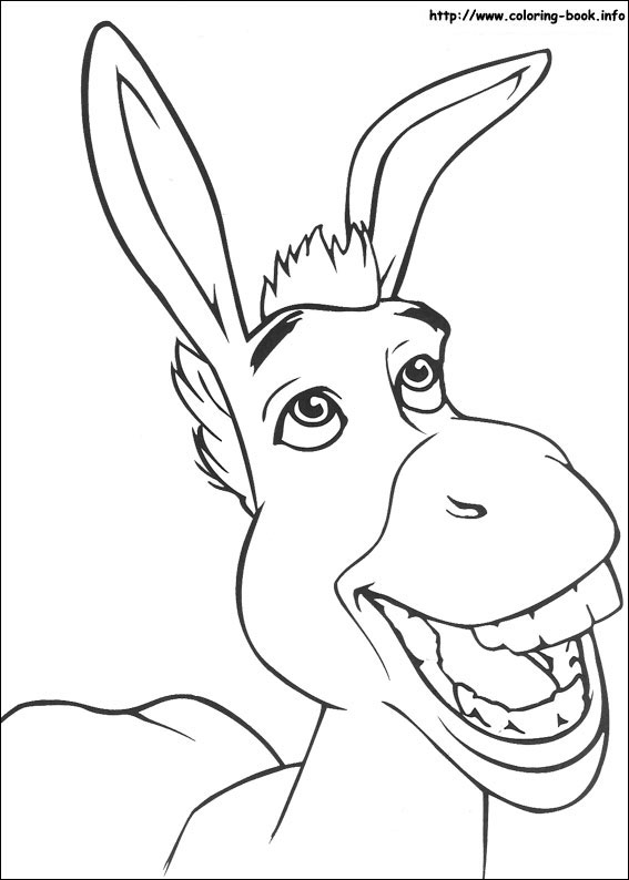 567x794 Shrek Coloring Picture