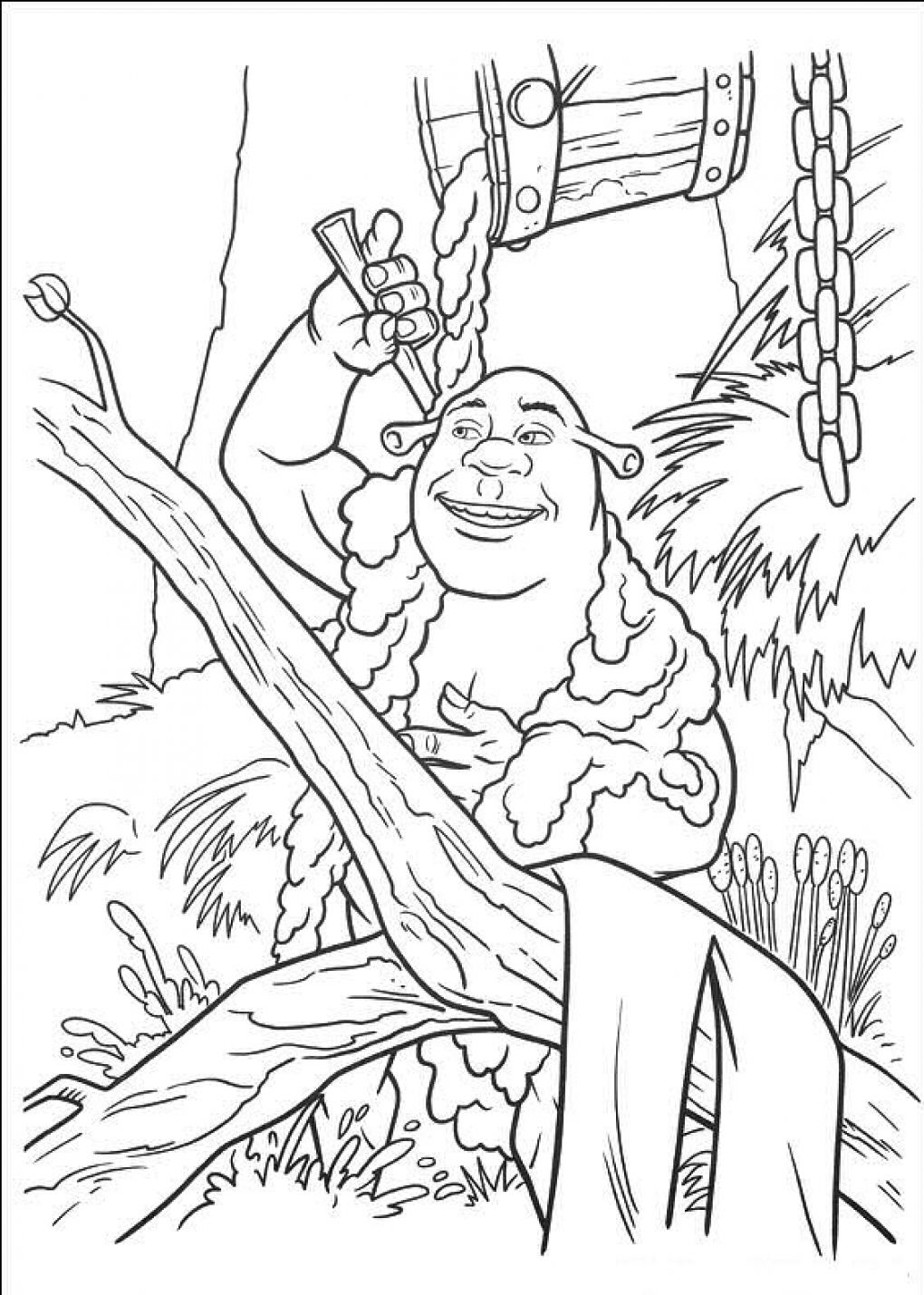 1020x1430 Printable Shrek Coloring Pages For Kids Shrek Coloring Pages Free