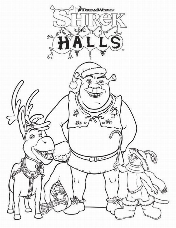706x913 Free Printable Shrek Coloring Pages For Kids