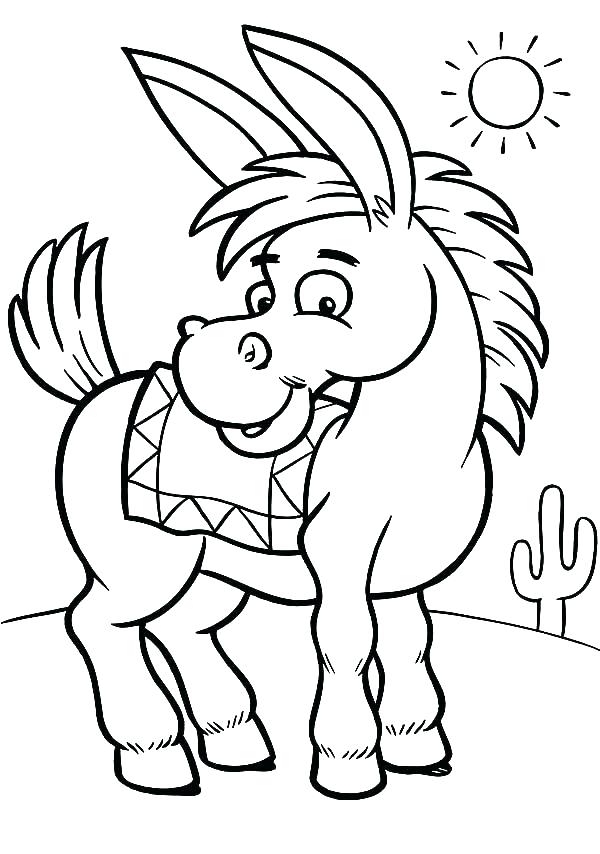 Shrek Donkey Coloring Page at GetColorings.com | Free printable ...