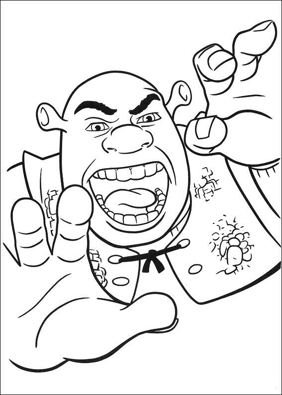 567x794 Coloring Page Disney Coloring Page Shrek 4
