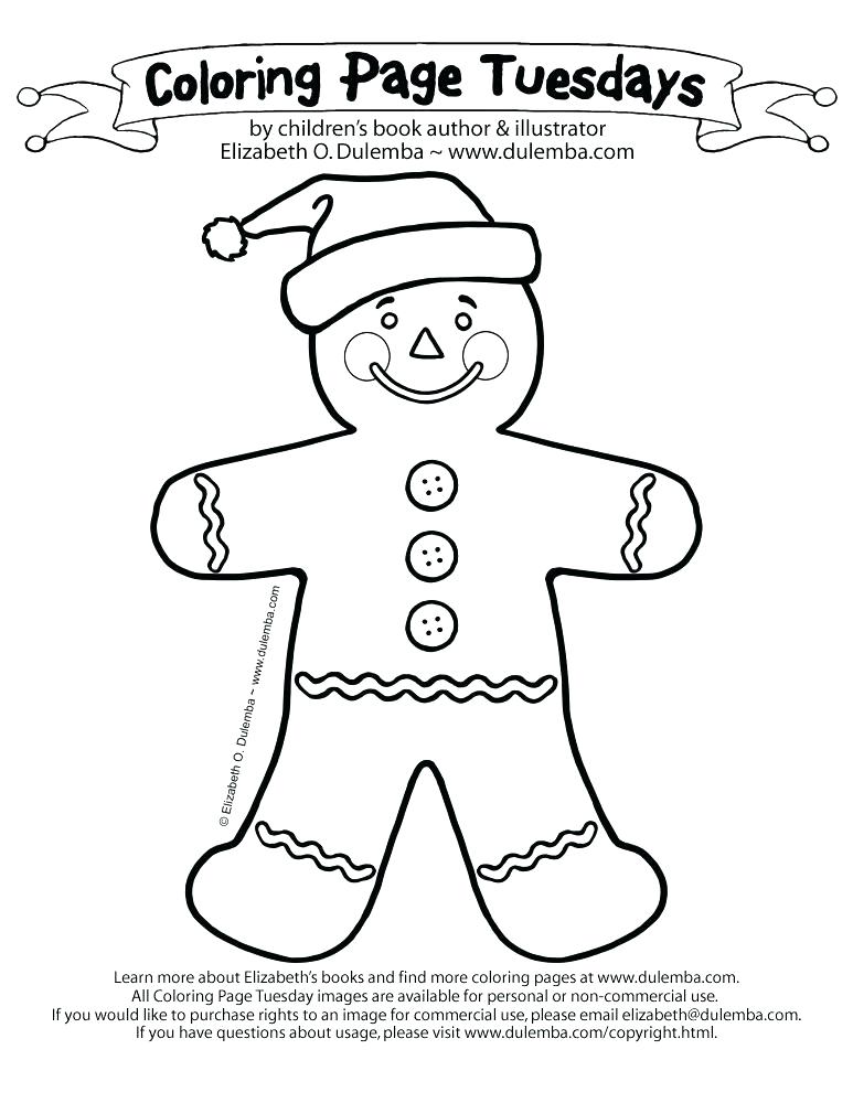 773x1000 Gingerbread Man Coloring Pages Image Of Printable Page For Kids