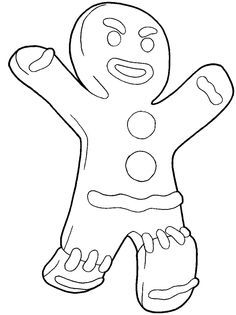 236x315 How To Draw Gingerbread Man From Shrek With Easy Steps Drawing