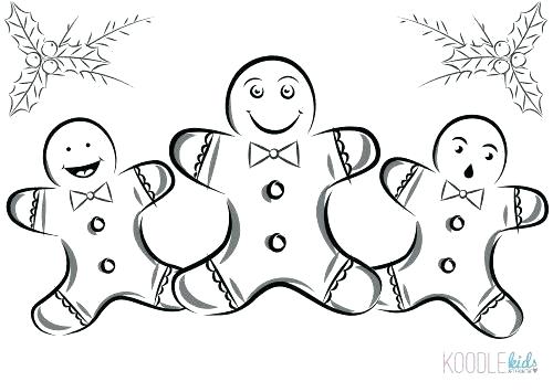 500x355 Gingerbread Man Coloring Pages Decorate Your Own Gingerbread Men