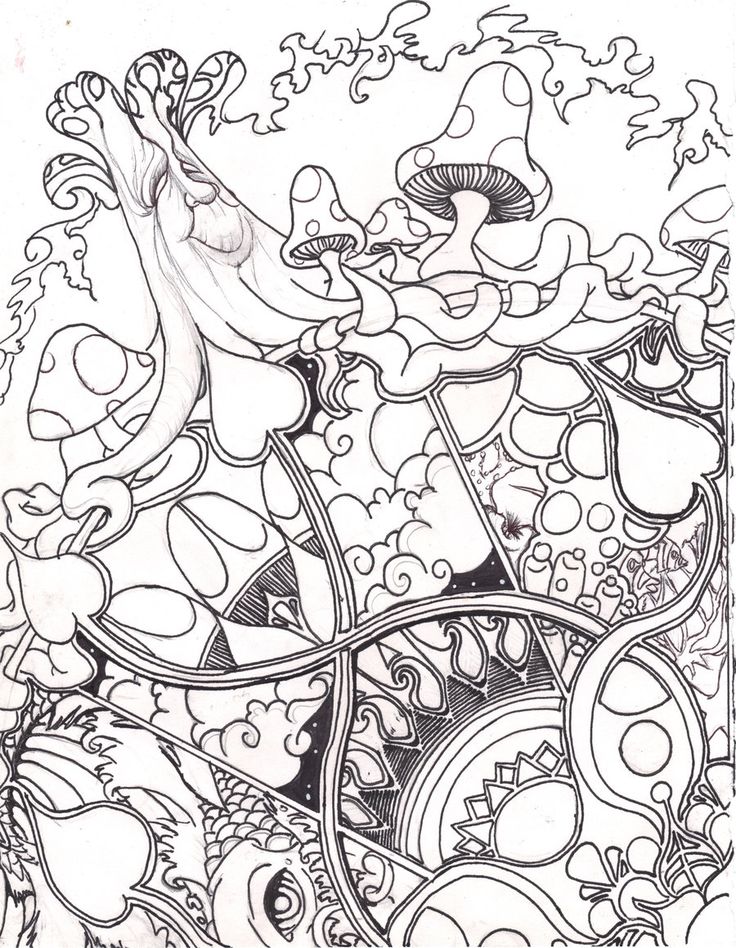 Shroom Coloring Pages