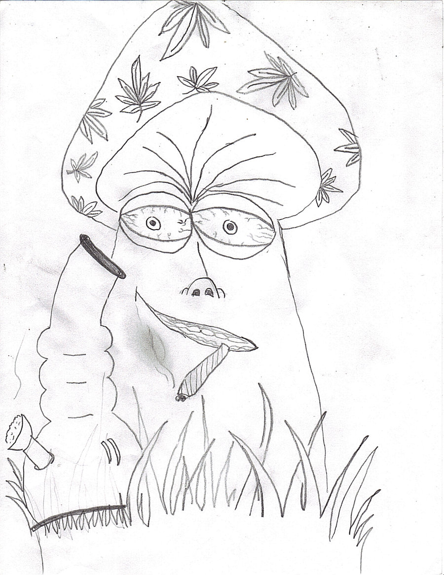 Trippy Shroom Coloring Pages 900x1165 Trippy Shroom Coloring Pages