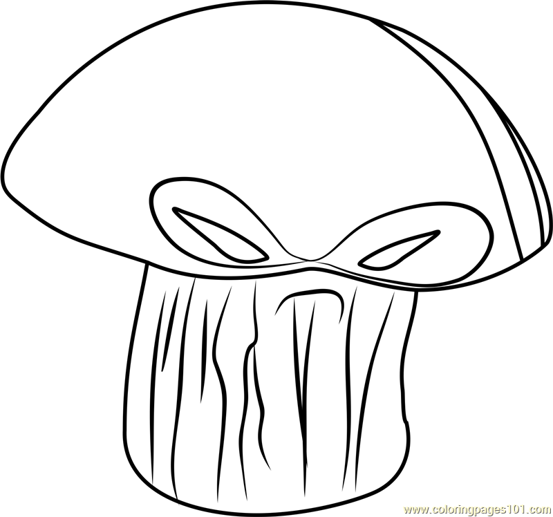 Doom Shroom Coloring Page 800x748 Doom Shroom Coloring Page