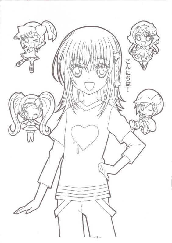 Shugo Chara Coloring Pages 564x799 Shugo Chara Coloring Pages