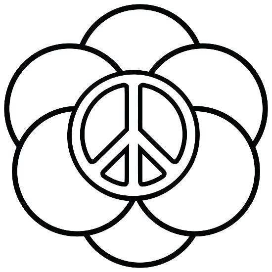 Peace Sign Coloring Pictures 550x550 Peace Sign Coloring Pictures