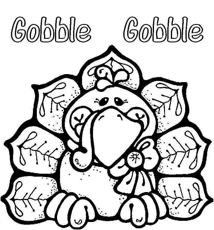 Silly Turkey Coloring Pages