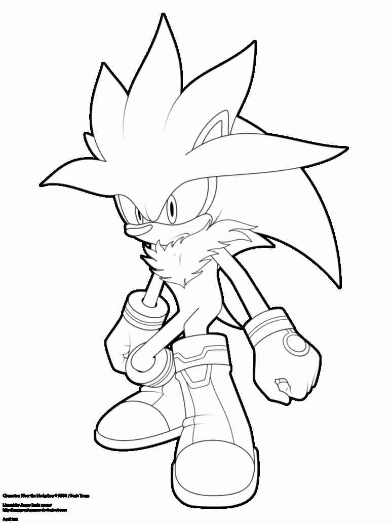 Silver The Hedgehog Coloring Pages Throughout Olegratiy 774x1032 Silver The Hedgehog Coloring Pages Throughout Olegratiy