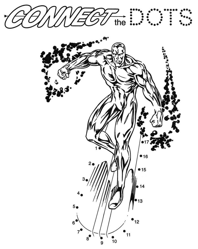 817x1024 Silver Surfer Coloring Pages