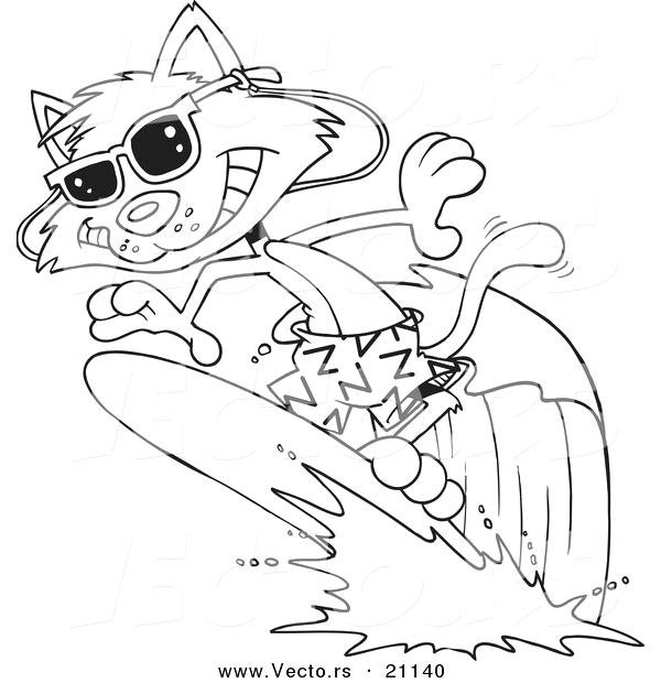 600x620 Silver Surfer Coloring Pages Vector Of A Cartoon Surfer Moose