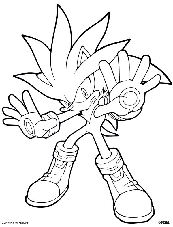 Silver Hedgehog Coloring Pages 600x786 Silver Hedgehog Coloring Pages