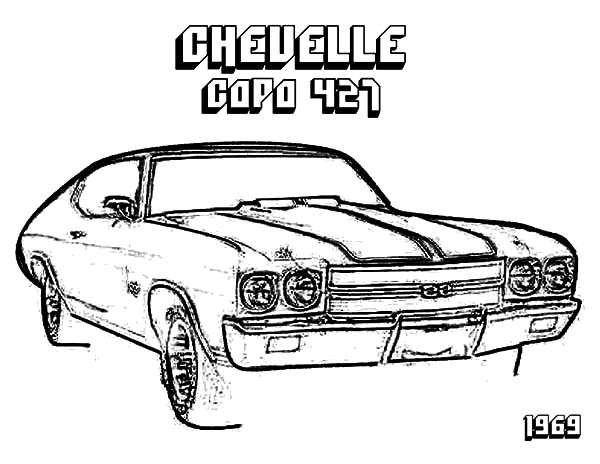 600x464 Chevelle 427 Chevy Cars Coloring Pages Best Place To Color