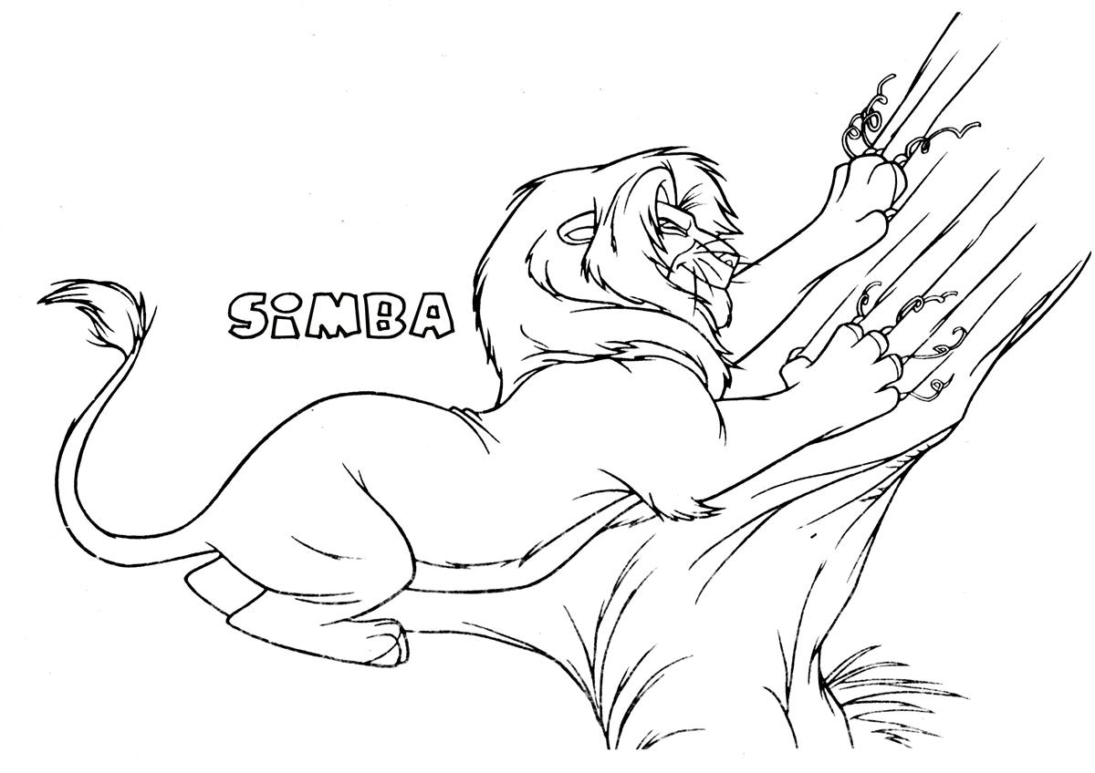 Angry Simba Free Coloring Page Animals Disney Kids Lion King Free 1200x848 Angry Simba Free Coloring Page Animals Disney Kids Lion King Free