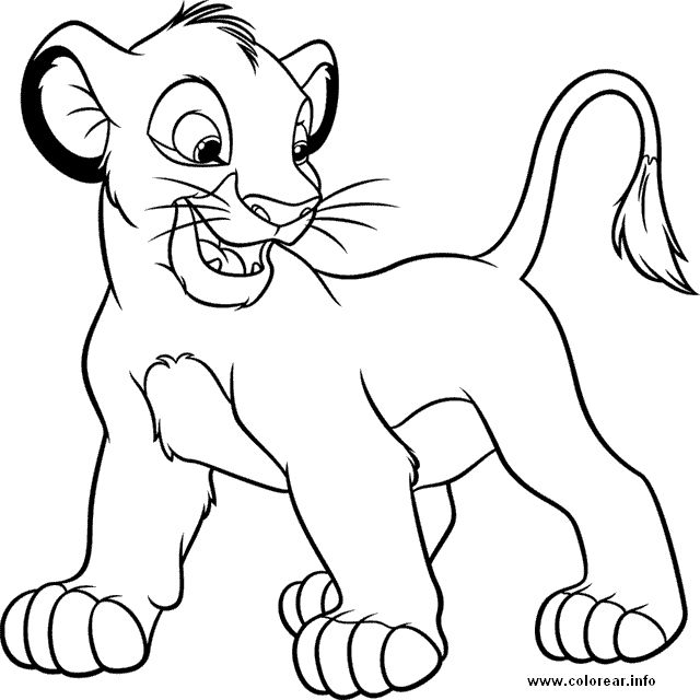 Simba Coloring Pages To Print