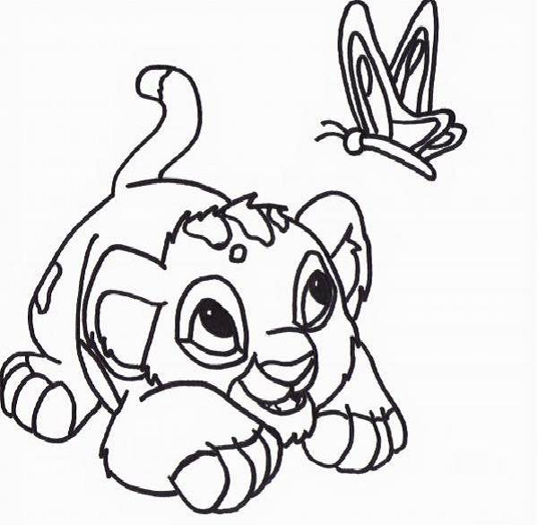 600x585 Simba Coloring Pages 360coloringpages