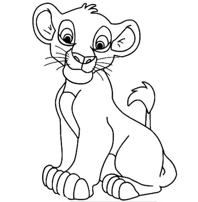637x650 Simba Coloring Pages To Print Lioncubscubcoloringpagestoprint