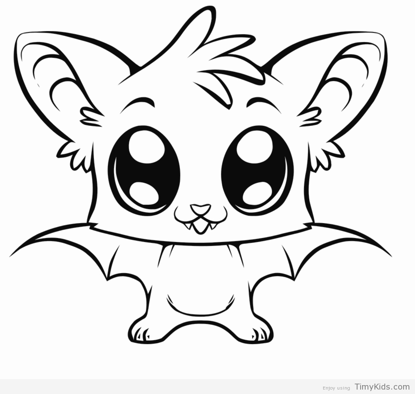 Cute Cartoon Animal Coloring Pages On Simple Animal Coloring Pages 840x798 Cute Cartoon Animal Coloring Pages On Simple Animal Coloring Pages