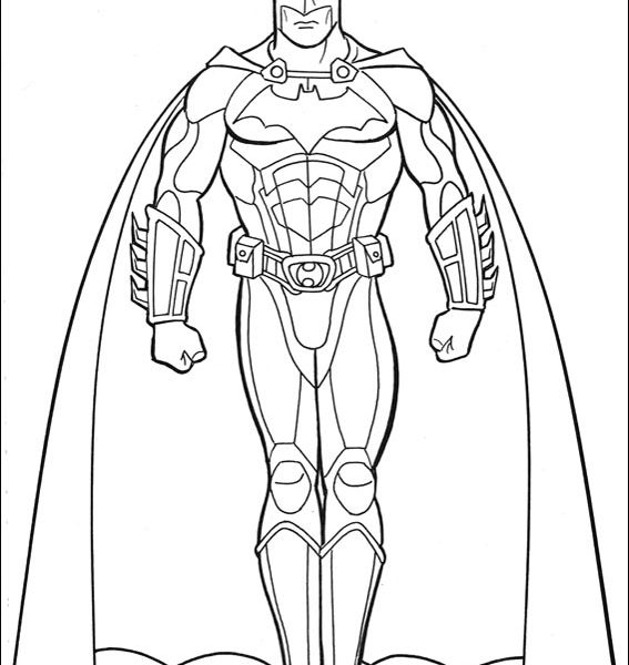 567x600 Free Coloring Pages Batman Coloring Page Ideas