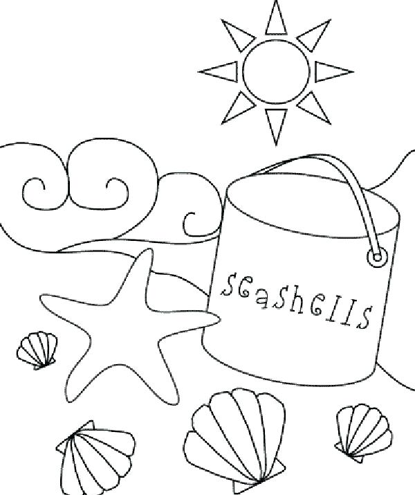 Seashell Coloring Page Seashell Coloring Pages With Pretty Page 600x715 Seashell Coloring Page Seashell Coloring Pages With Pretty Page