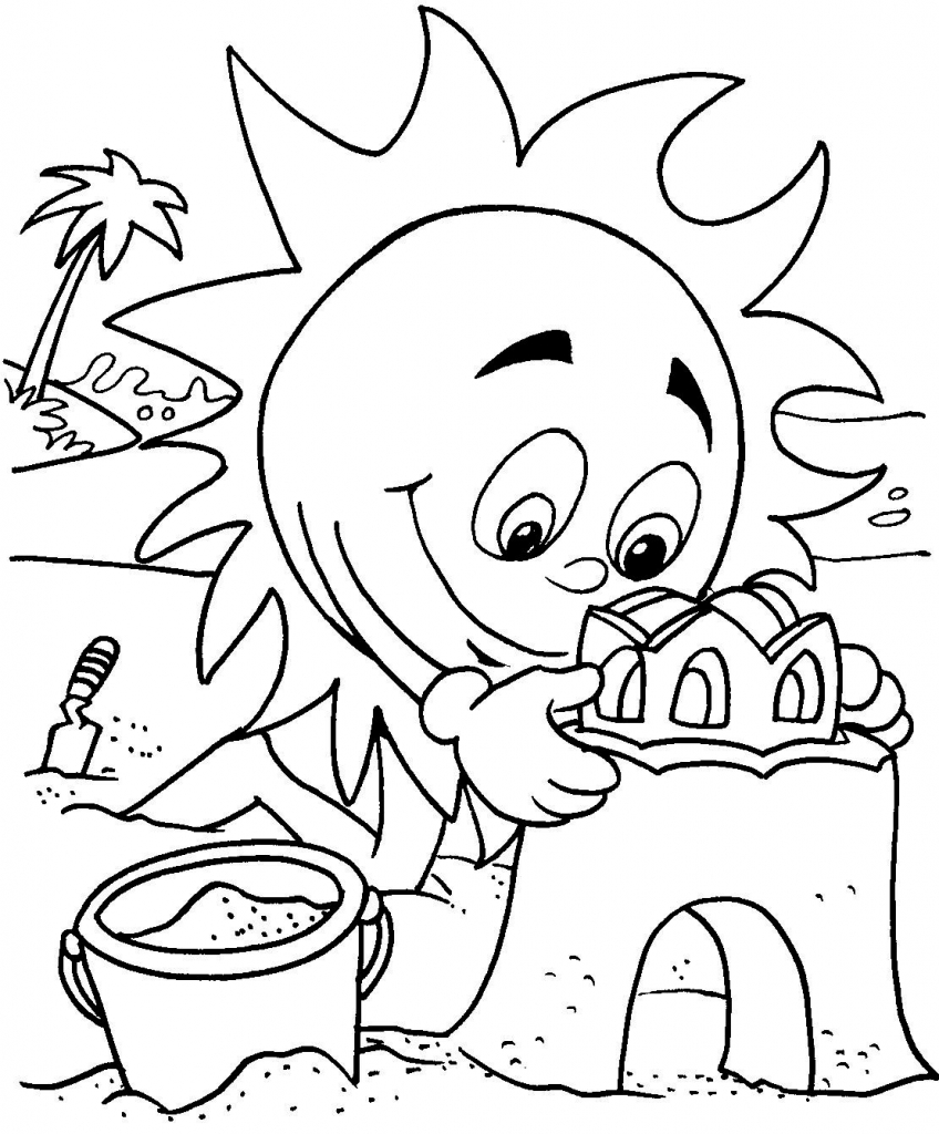 Simple Summer Coloring Pages For Preschool Best Printable 11 2067 848x1024 Simple Summer Coloring Pages For Preschool Best Printable 11 2067