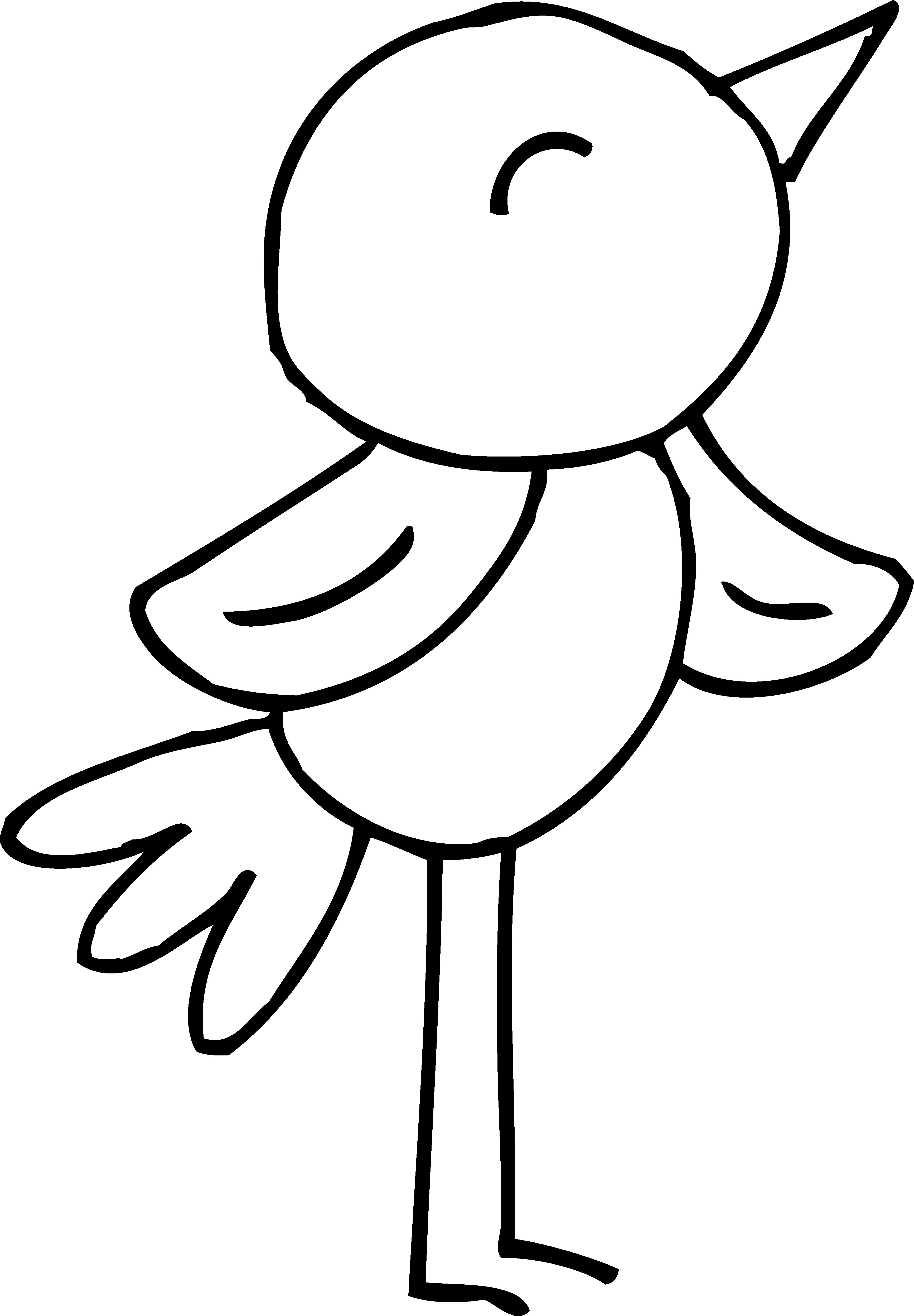3467x4990 Easy Bird Coloring Pages Fresh Simple Birds