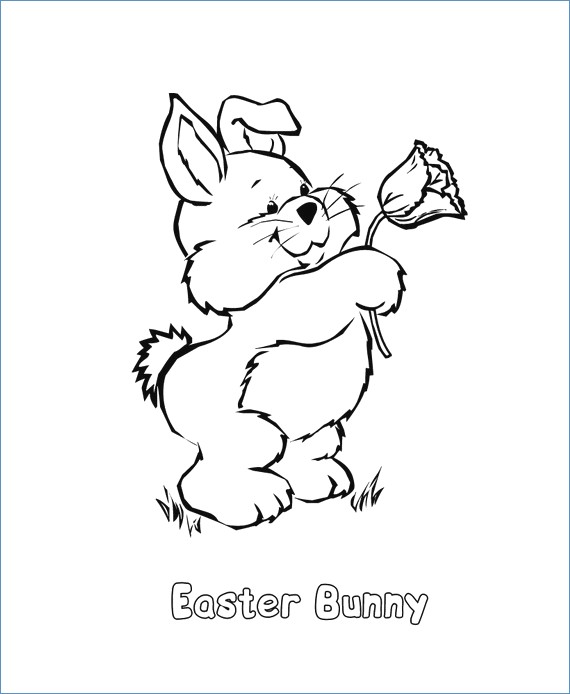 570x694 Easter Egg Coloring Pages Easy