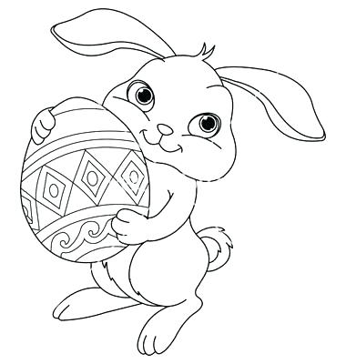 380x400 Easy Easter Coloring Pages Easy Coloring Pages As Well As Easy Egg