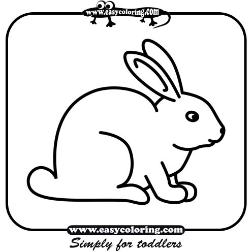 496x496 Simple Animal Coloring Pages