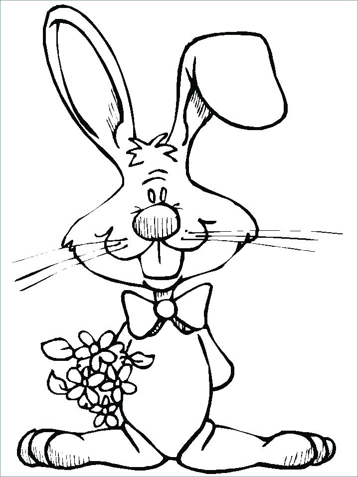 718x957 Bunny Coloring Page Printable Bunny Coloring Pages Coloring Pages