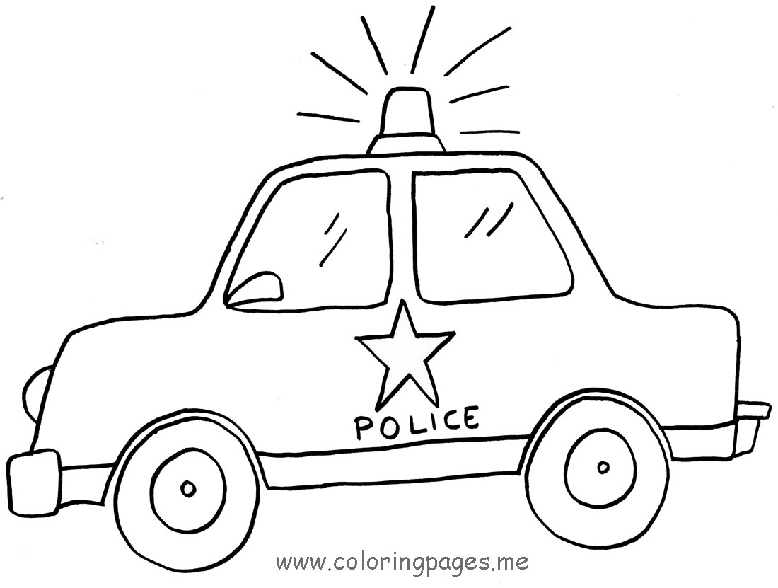 Police Car Coloring Pages 1100x831 Police Car Coloring Pages