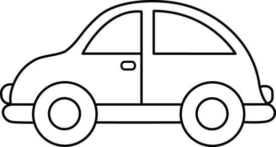 Simple Car Coloring Pages 550x293 Simple Car Coloring Pages