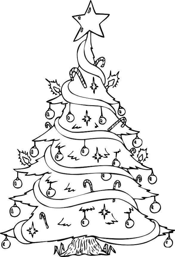Christmas Tree Drawing For Coloring Best 25 Christmas Tree 587x860 Christmas Tree Drawing For Coloring Best 25 Christmas Tree