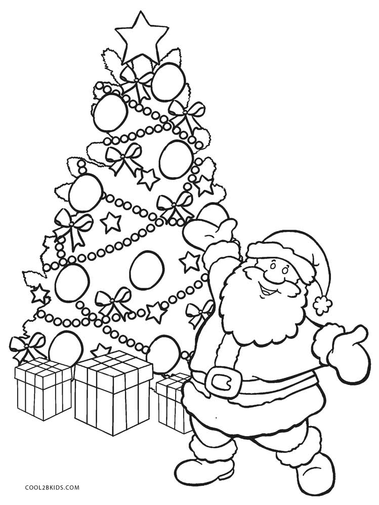 Printable Christmas Tree Coloring Pages For Kids Cool2bkids 749x997 Printable Christmas Tree Coloring Pages For Kids Cool2bkids