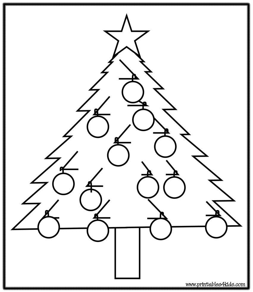 Worksheets Christmas Tree Coloring Page Worksheets For All 850x980 Worksheets Christmas Tree Coloring Page Worksheets For All
