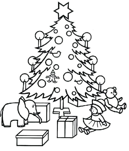 Christmas Coloring Pages For Kids Simple Christmas Tree Coloring 504x588 Christmas Coloring Pages For Kids Simple Christmas Tree Coloring
